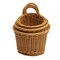 3 pieces Small Woven Storage Basket Bathroom Home Wall Desktop Organizer Baskets